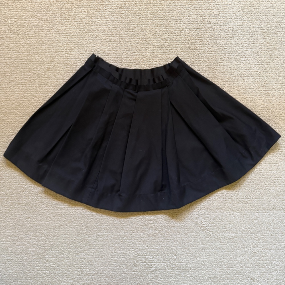 COS Black Pleated Black Skirt